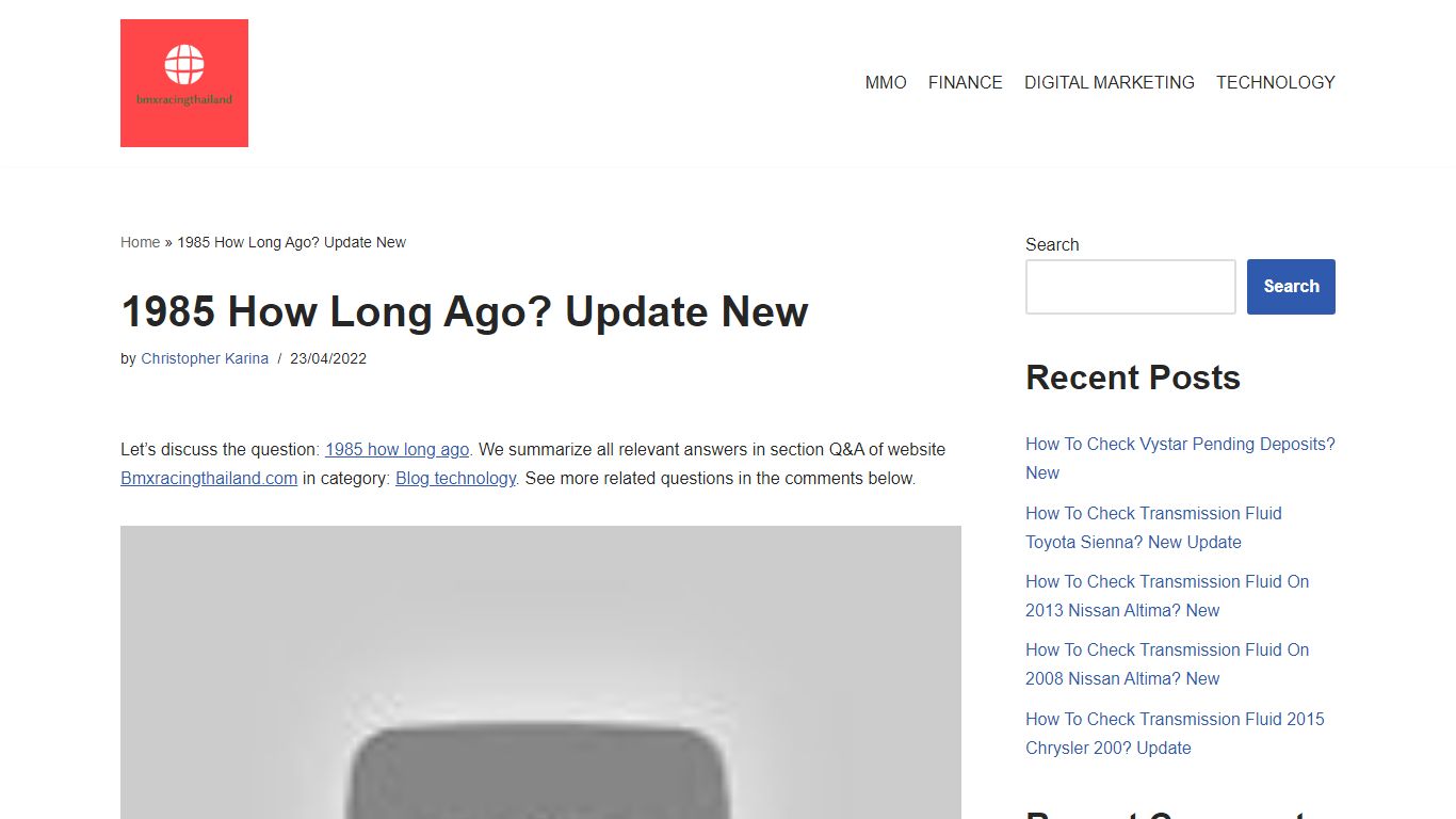 1985 How Long Ago? Update New - Bmxracingthailand.com